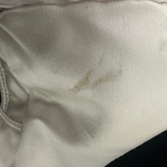 Prada size 40 silver silk-satin ballerina flats & matching silk-satin clutch - Picture 12 of 13